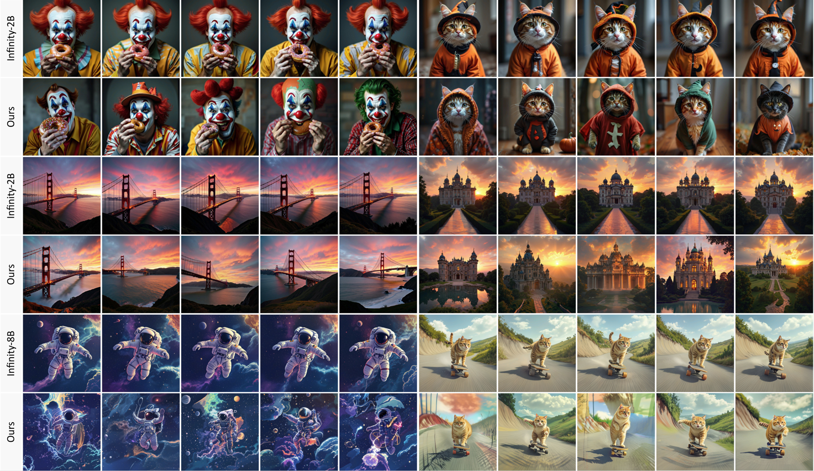 DiverseVAR Qualitative Results